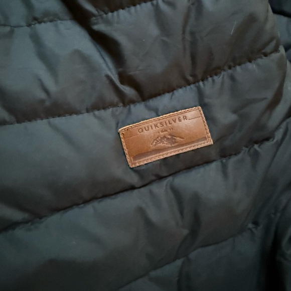 XXL Quiksilver Quilted Puffer Jacket - Black - Picture 3 of 4